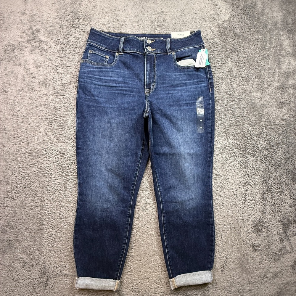 M Jeans Maurices High Rise Cool Comfort Jegging Crop 14 NWT Ultimate Stretch